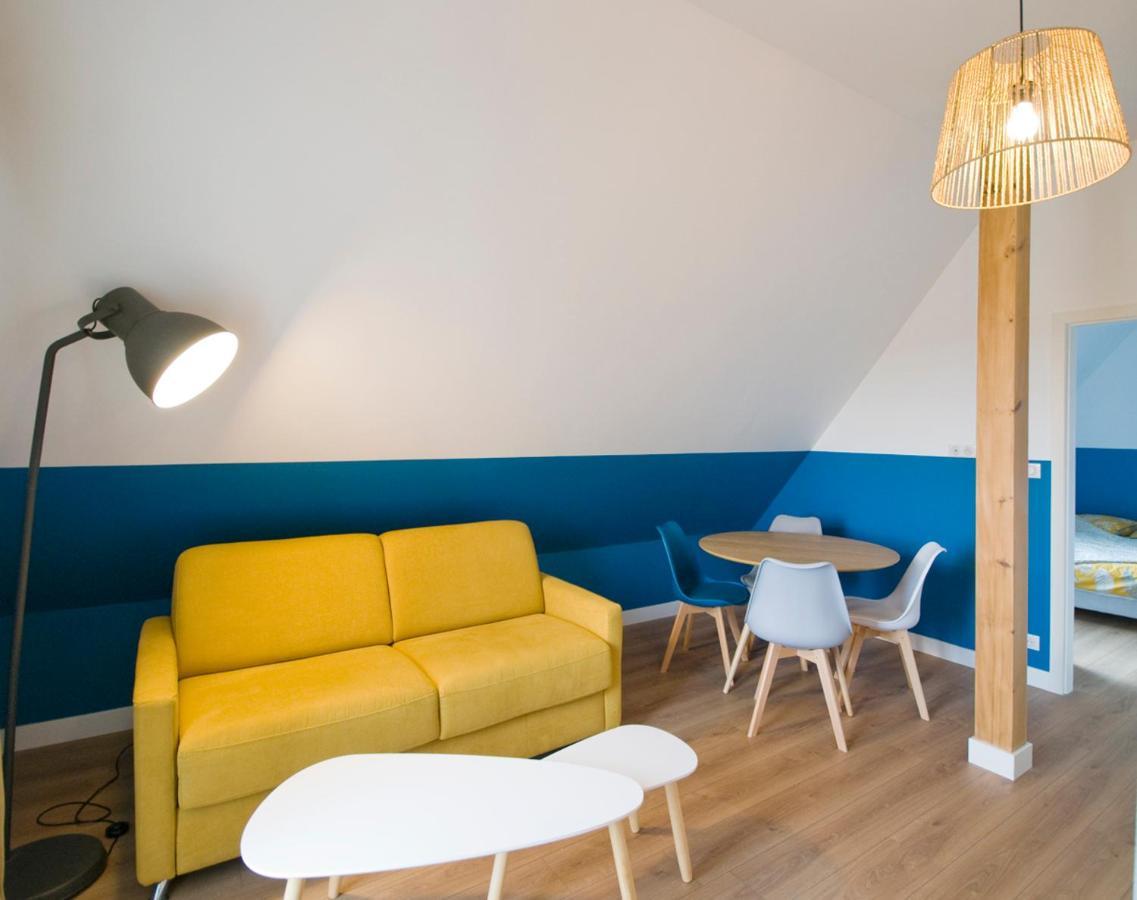 Apartamento CosyBNB bleu, logement indépendant, wifi, parking, petit déjeuner Ittenheim Exterior foto